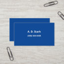 Zoek naar donkerblauwe visitekaartjes Minimalistisch