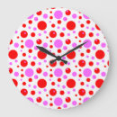 Zoek naar polkadots klokken Roze
