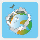 Zoek naar cartoon aarde stickers Illustratie