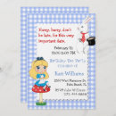 Zoek naar tea party birthday uitnodigingen Wit konijn