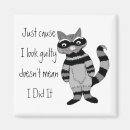 Zoek naar grappige wasbeer magneten Wild