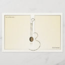 Zoek naar instrumenten briefpapier Gitaar