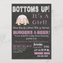 Zoek naar burgers en bier uitnodigingen Chalkboard