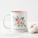 Zoek naar roze bloemen mokken Bruidsmeisje