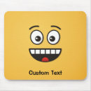 Zoek naar emoticons muismatten Gezicht