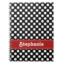 Zoek naar polkadots notitieboeken Zwart