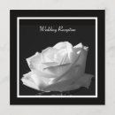 Zoek naar reception only uitnodigingen Zwart wit