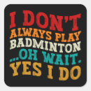 Zoek naar badminton stickers Shuttle