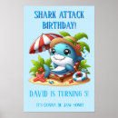 Zoek naar de haai posters Jongen