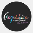 Zoek naar pensionering stickers Modern