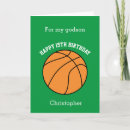 Zoek naar basketbal verjaardagskaarten Jongen