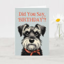 Zoek naar schnauzer verjaardagskaarten Hondenboomer