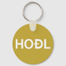 Zoek naar crypto sleutelhangers Hodl