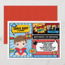Zoek naar superhero party uitnodigingen Stripboek