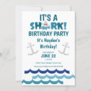 Zoek naar shark party uitnodigingen Haai