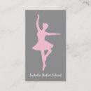 Zoek naar moderne dans visitekaartjes Ballerina