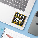 Zoek naar jaren 70 stickers Proost op 70 jaar
