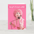 Zoek naar nostalgie kaarten Roze