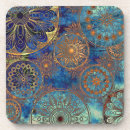 Zoek naar barok patroon onderzetters Abstract