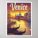 Zoek naar zonsondergang in venetië posters Italië