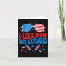 Zoek naar grappig vuurwerk kaarten Amerikaanse vlag