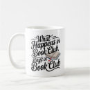Zoek naar boekenwurm mokken Boekenclub