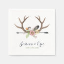 Zoek naar pijl servetten Huwelijksreceptie