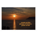 Zoek naar zonsondergang posters Goud