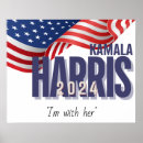 Zoek naar verkiezings posters Kamala harris