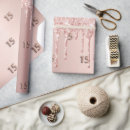 Zoek naar quinceanera cadeaupapier Roze