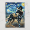 Zoek naar afrikaanse wilde hond briefkaarten Schattig