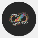 Zoek naar oneindig symbool stickers Acceptatie van autisme