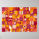 Zoek naar geometrische patronen posters Afrika