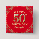 Zoek naar 50 jaar oud buttons Verjaardagsfeest