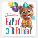 Zoek naar grappige hond gelukkige verjaardag stickers Puppy