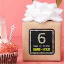 Zoek naar zesde verjaardag stickers 6 jaar oud