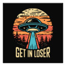 Zoek naar vintage ufo kunst Ruimte