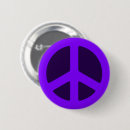 Zoek naar vredesteken buttons Paars