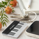 Zoek naar piano muziek sleutelhangers Zwart wit