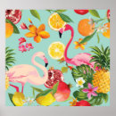 Zoek naar flamingo patroon posters Floreel