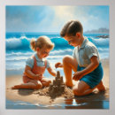 Zoek naar zandkasteel posters Zomer