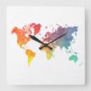 Zoek naar world map klokken Africa