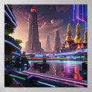 Zoek naar cyberpunk kunst Futuristisch