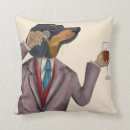 Zoek naar snob kussens Hond met wijn