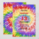 Zoek naar tie dye uitnodigingen Rainbow