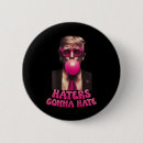 Zoek naar haters buttons Troep