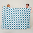 Zoek naar ruit dekens Blauw