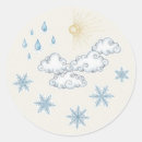 Zoek naar leuke zon stickers Illustratie