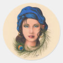 Zoek naar zigeuner stickers Vrouw