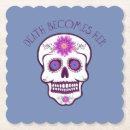 Zoek naar schedel onderzetters Schattig